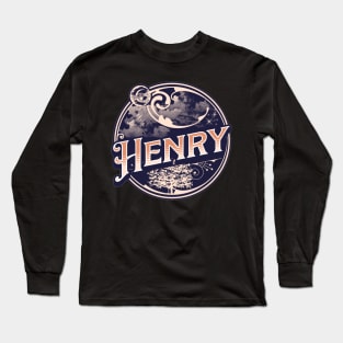 Henry Name Tshirt Long Sleeve T-Shirt